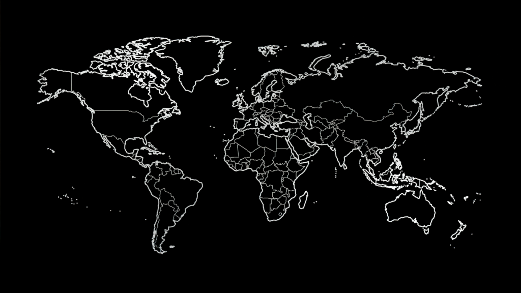 world map outline 3840x2160 16658